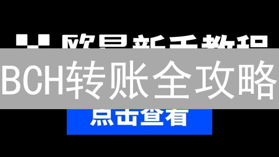 BCH转账全攻略：OKX欧意提币，新手也能轻松上手？