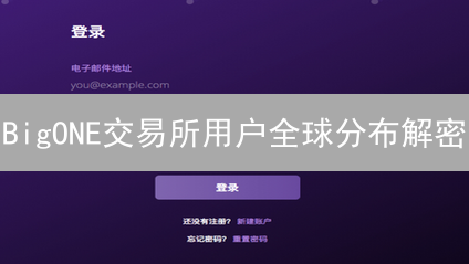 BigONE交易所用户全球分布解密：谁是忠实拥趸？