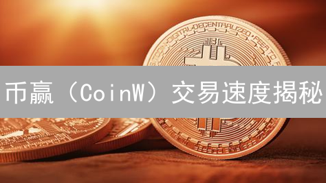 币赢（CoinW）交易速度揭秘：毫秒级响应？还是滑点陷阱？